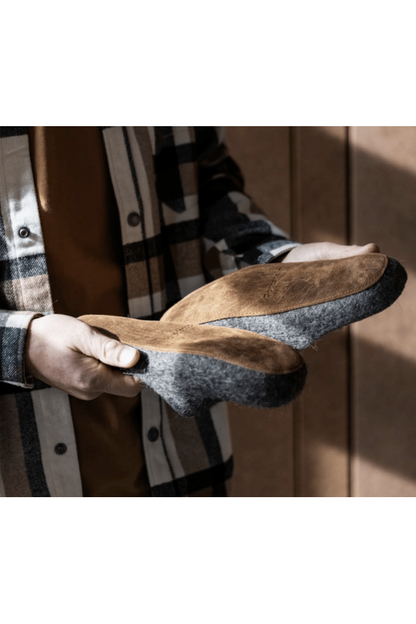 NEW! Magic Felt - Rare Wool Slippers - Boiled Wool & Leather (4 colors) - Nature's Wild Child