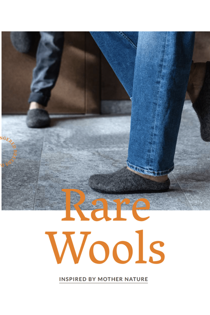 NEW! Magic Felt - Rare Wool Slippers - Boiled Wool & Leather (4 colors) - Nature's Wild Child