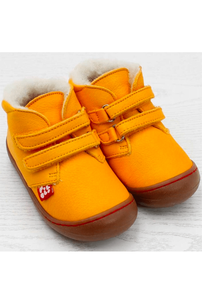 NEW! Pololo - Nino - Organic Wool Lined - Leather Vecro - Baby & Toddler Shoes - Nature's Wild Child