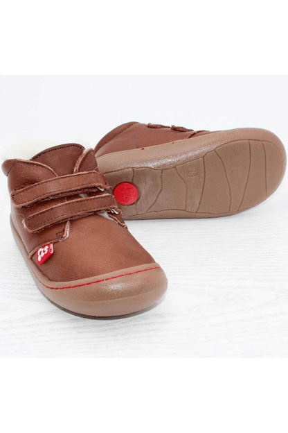 NEW! Pololo - Nino - Organic Wool Lined - Leather Vecro - Baby & Toddler Shoes - Nature's Wild Child