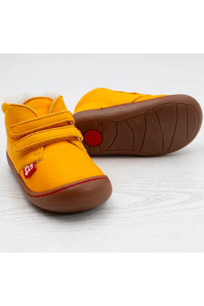 NEW! Pololo - Nino - Organic Wool Lined - Leather Vecro - Baby & Toddler Shoes - Nature's Wild Child