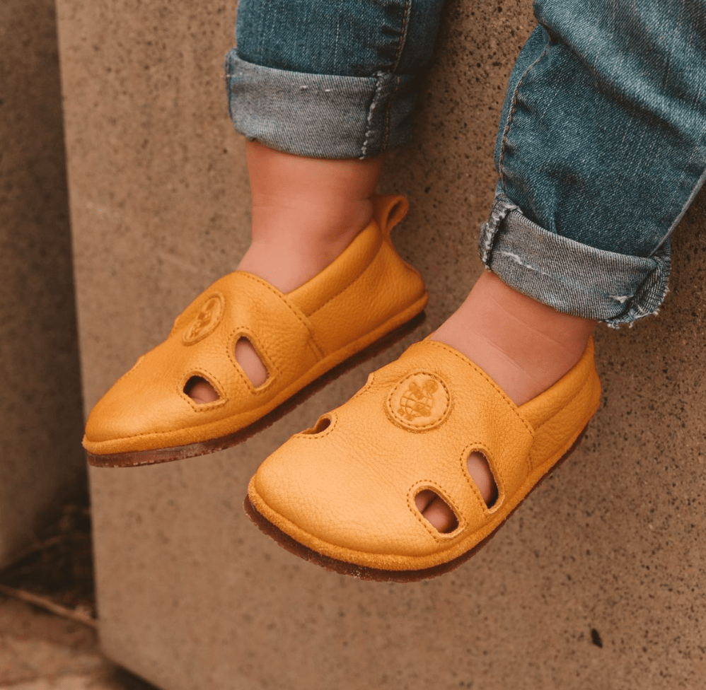 NEW! Pololo - Vegetable Tanned Leather - Barefoot Sandal - Baby & Kids (3 colors) - Nature's Wild Child