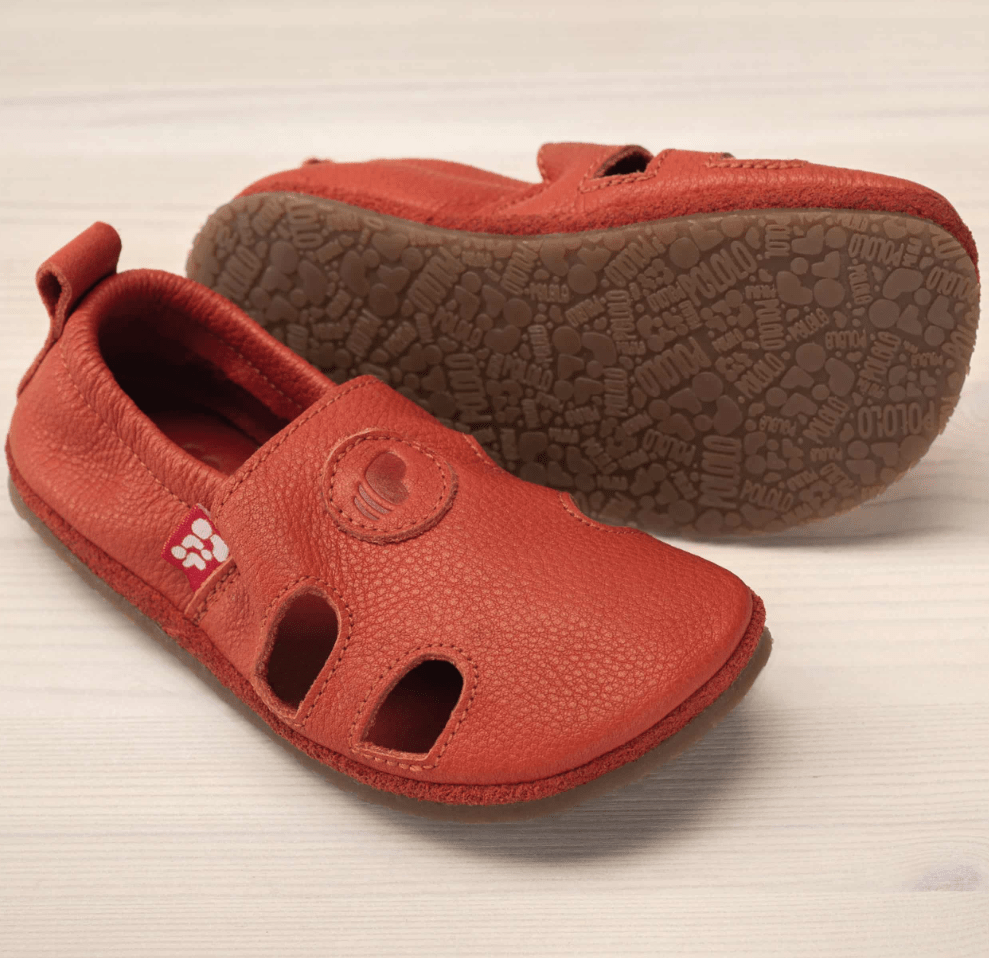 NEW! Pololo - Vegetable Tanned Leather - Barefoot Sandal - Baby & Kids (3 colors) - Nature's Wild Child