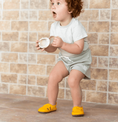NEW! Pololo - Vegetable Tanned Leather - Barefoot Sandal - Baby & Kids (3 colors) - Nature's Wild Child
