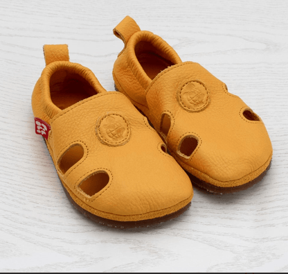 NEW! Pololo - Vegetable Tanned Leather - Barefoot Sandal - Baby & Kids (3 colors) - Nature's Wild Child
