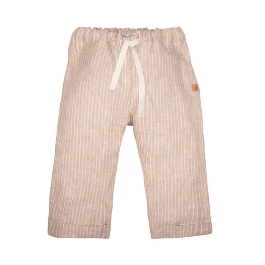 NEW! Pure Pure - European Linen Kids Pant - Stripes (3 colors) - Nature's Wild Child