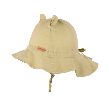 NEW! Pure Pure - Linen & Organic Cotton Sun Hat with Ears (3 Colors) - Nature's Wild Child