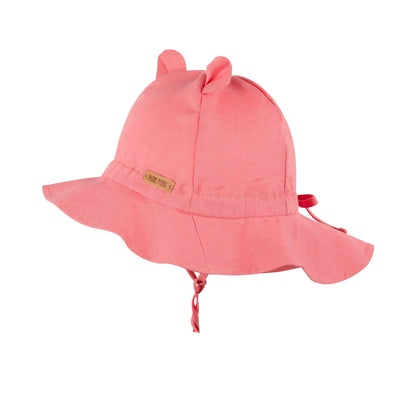 NEW! Pure Pure - Linen & Organic Cotton Sun Hat with Ears (3 Colors) - Nature's Wild Child