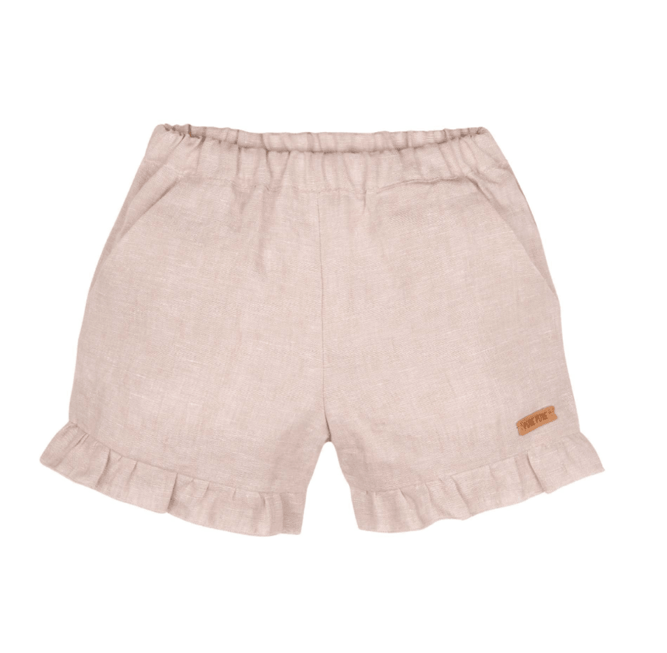 NEW! Pure Pure - Linen Ruffle Shorts - Baby & Kids - Nature's Wild Child