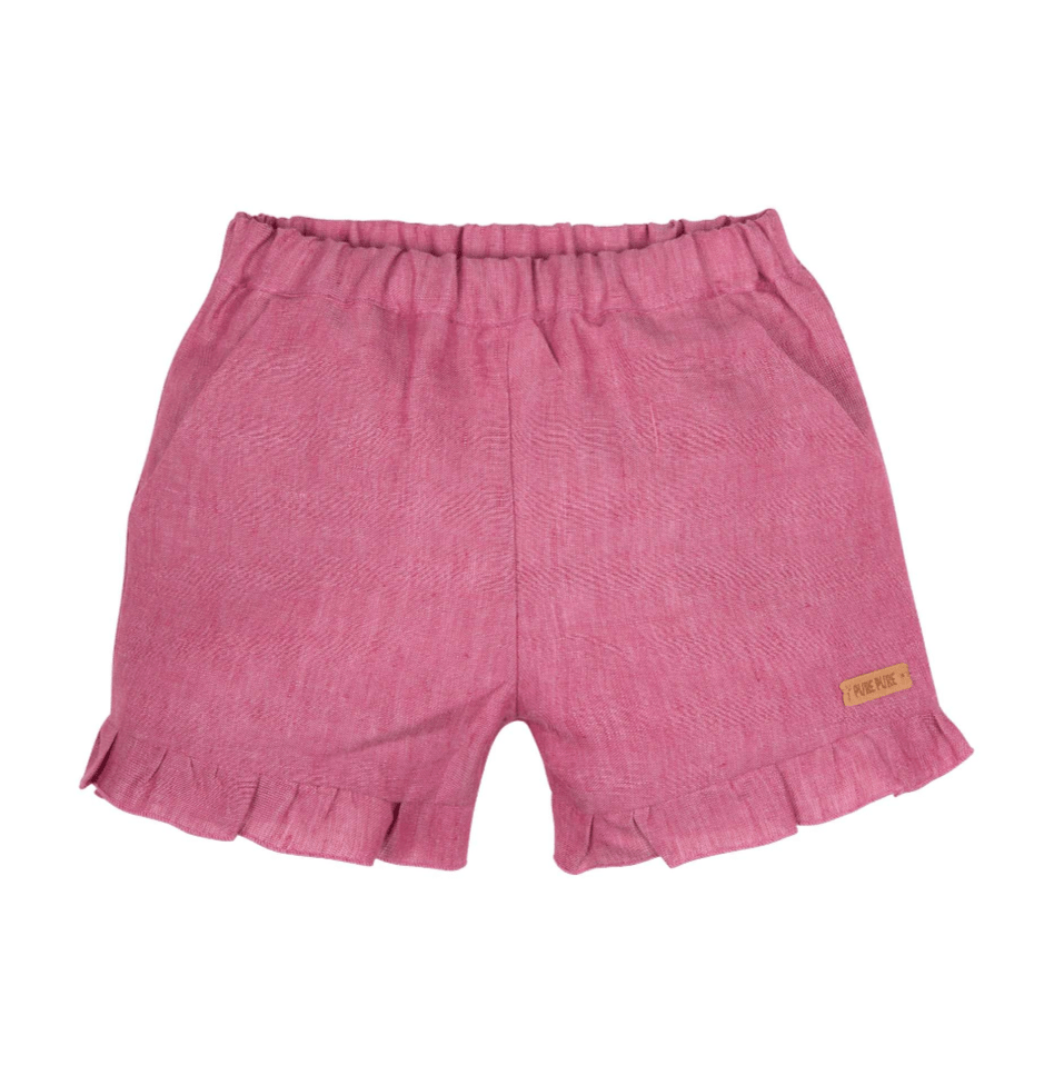 NEW! Pure Pure - Linen Ruffle Shorts - Baby & Kids - Nature's Wild Child