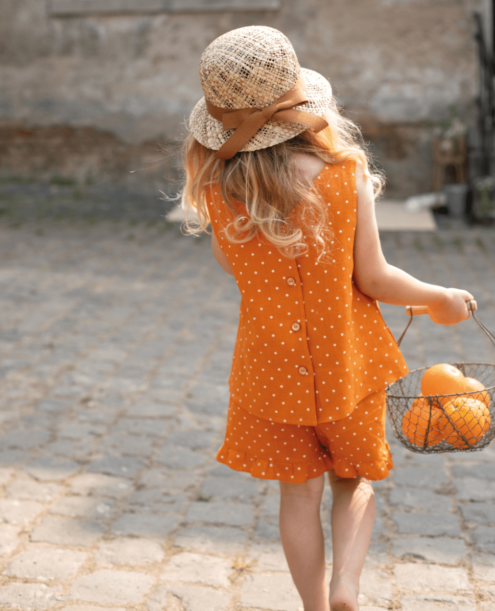 NEW! Pure Pure - Linen Ruffle Shorts - Baby & Kids - Nature's Wild Child