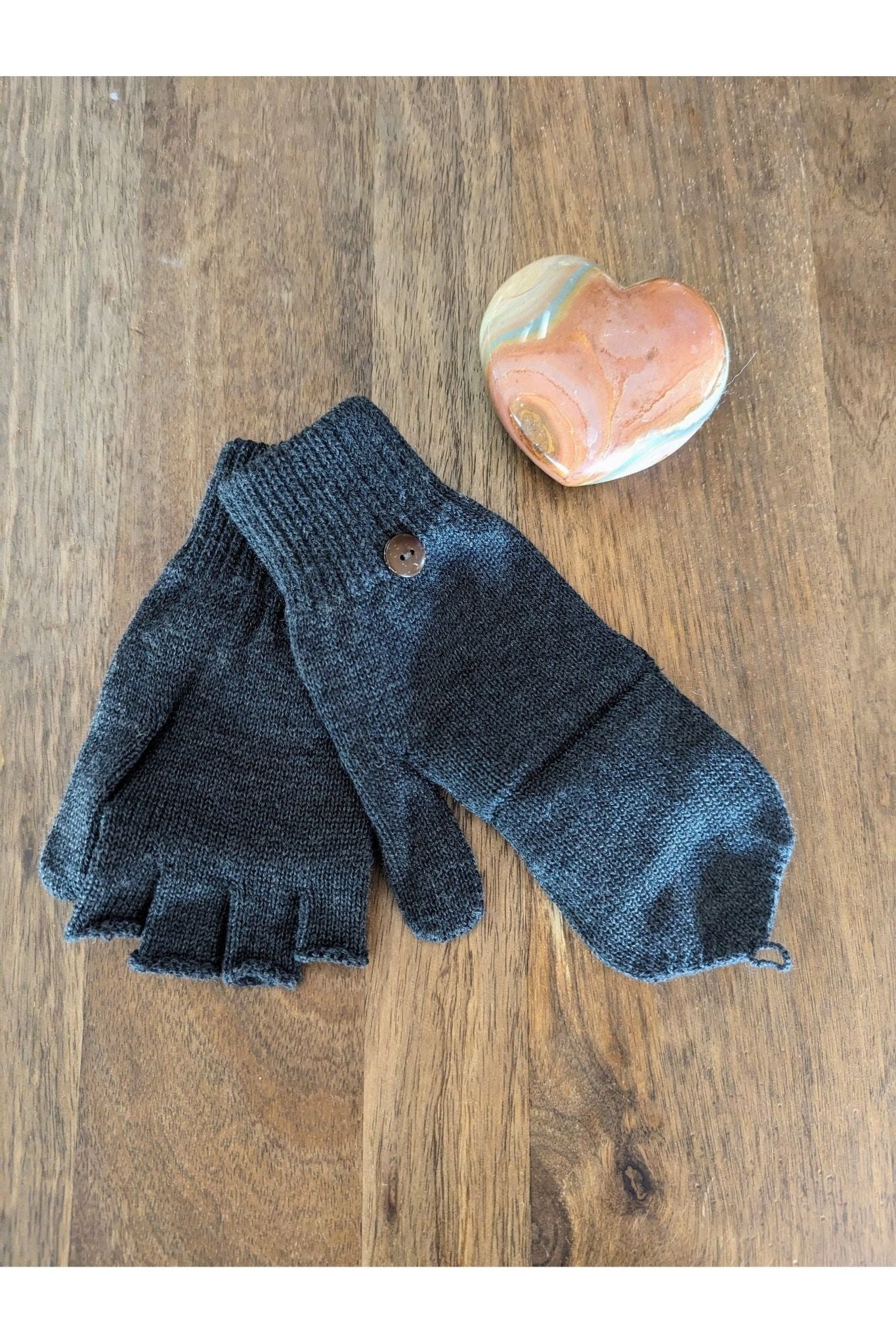 NEW! Pure Pure - Organic Merino Fingerless Mittens - Adults - Nature's Wild Child