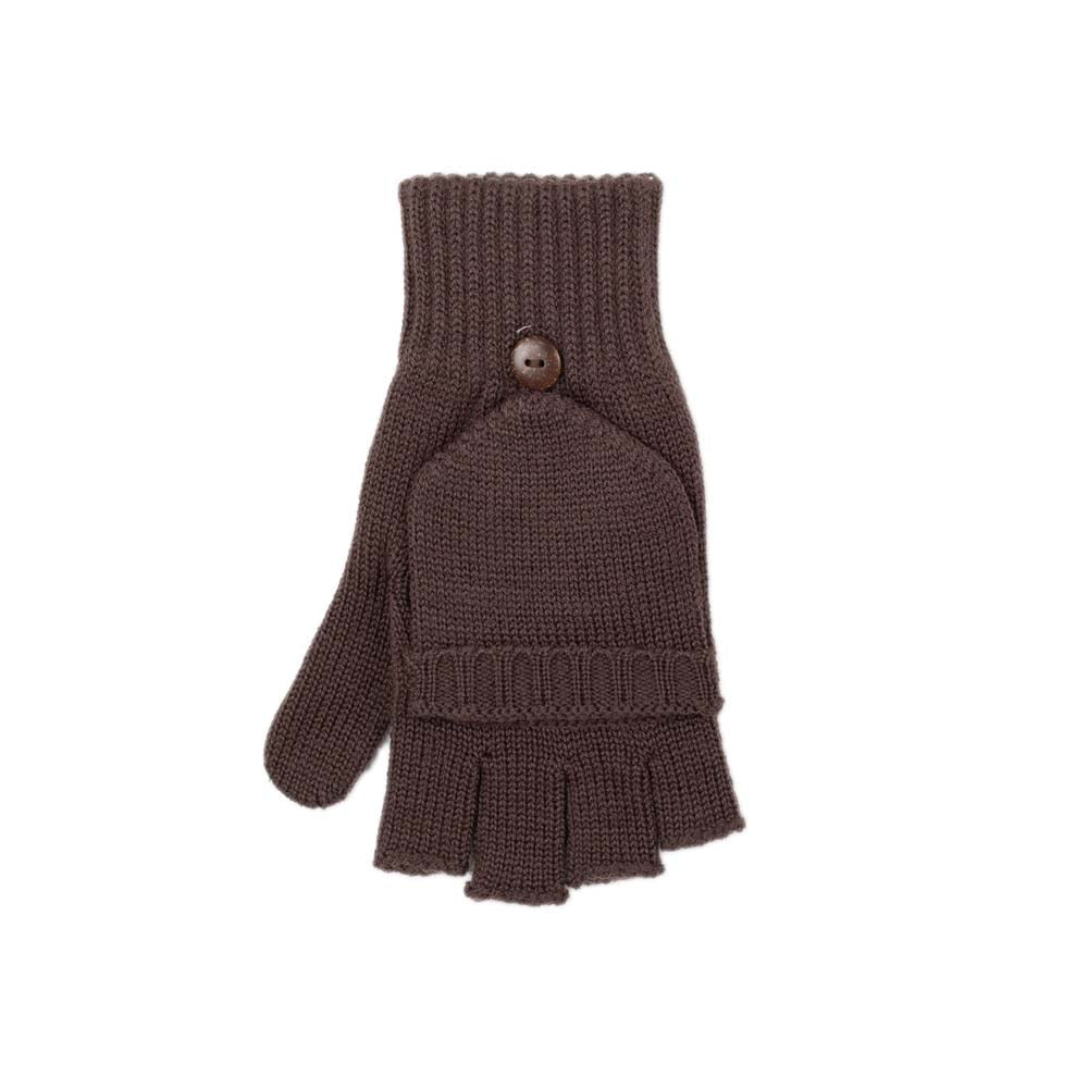NEW! Pure Pure - Organic Merino Fingerless Mittens - Adults - Nature's Wild Child