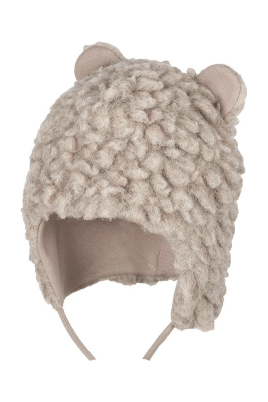 NEW! Pure Pure - Organic Wool and Tencel Plush - Baby Bear Hat - Nature's Wild Child