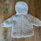 NEW! Pure Pure - Organic Wool and Tencel Plush Kids Coat - Nature's Wild Child