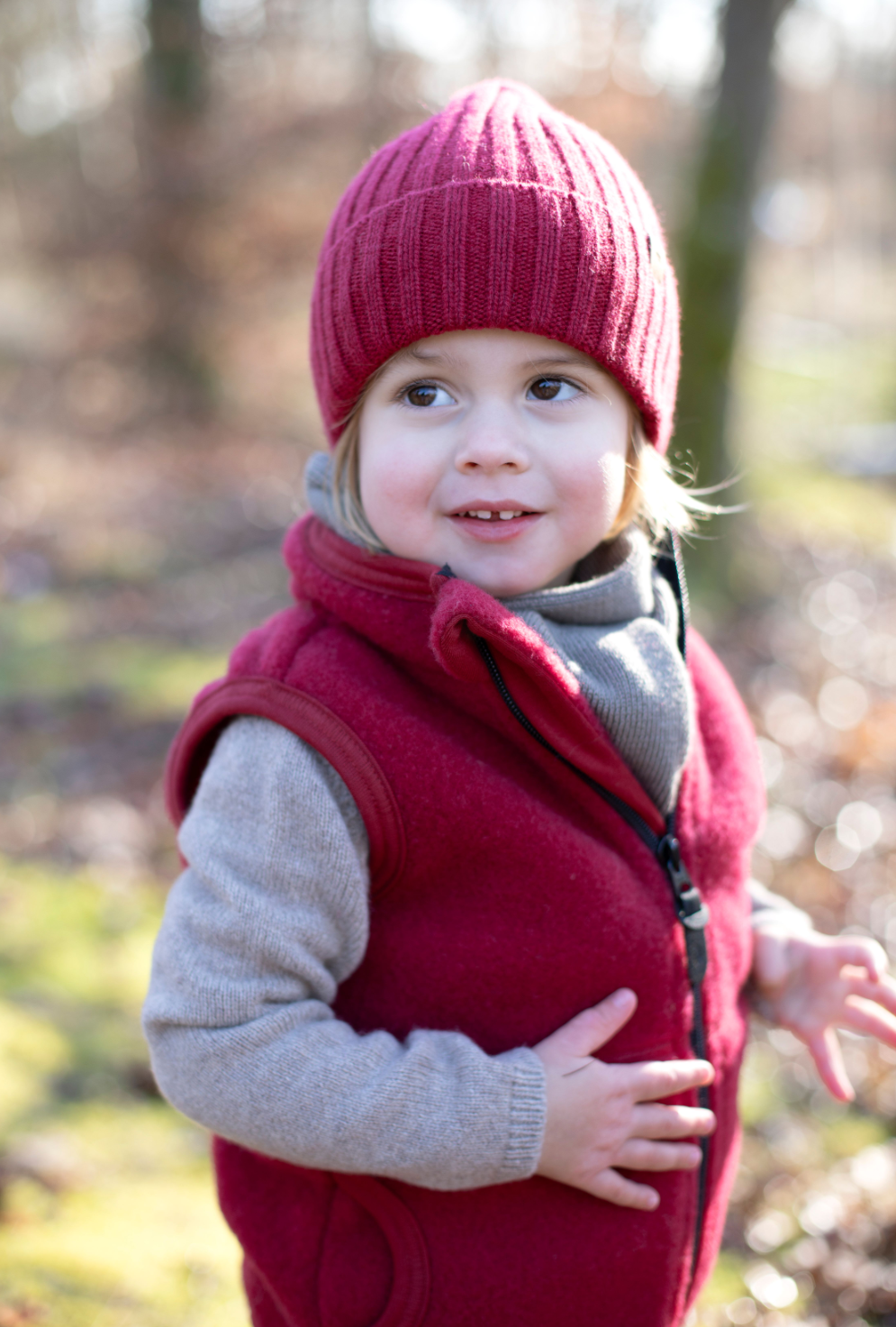 NEW! Pure Pure - Organic Wool Fleece Vest - Nature's Wild Child