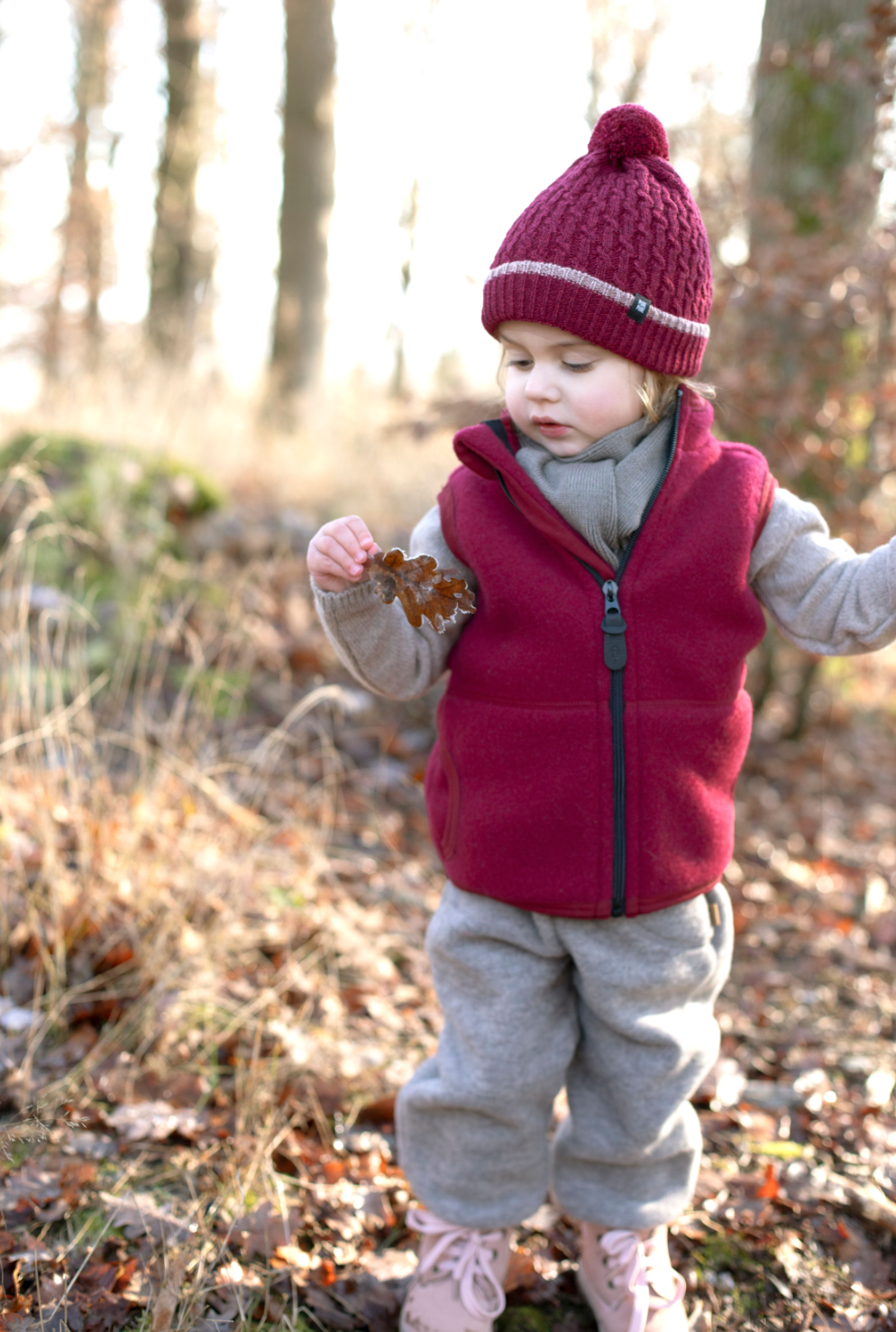 NEW! Pure Pure - Organic Wool Fleece Vest - Nature's Wild Child