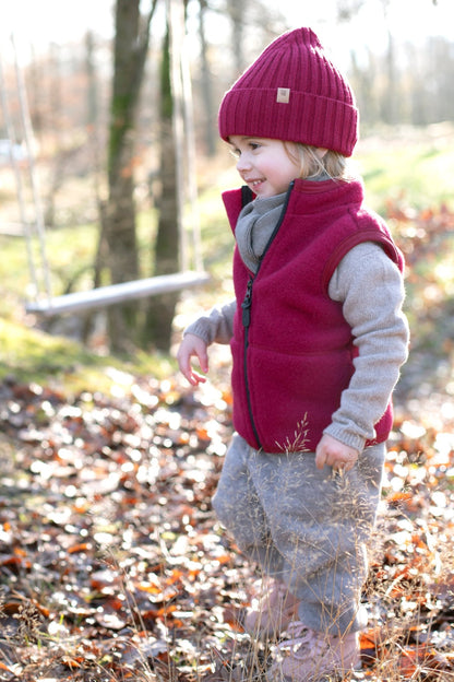 NEW! Pure Pure - Organic Wool Fleece Vest - Nature's Wild Child