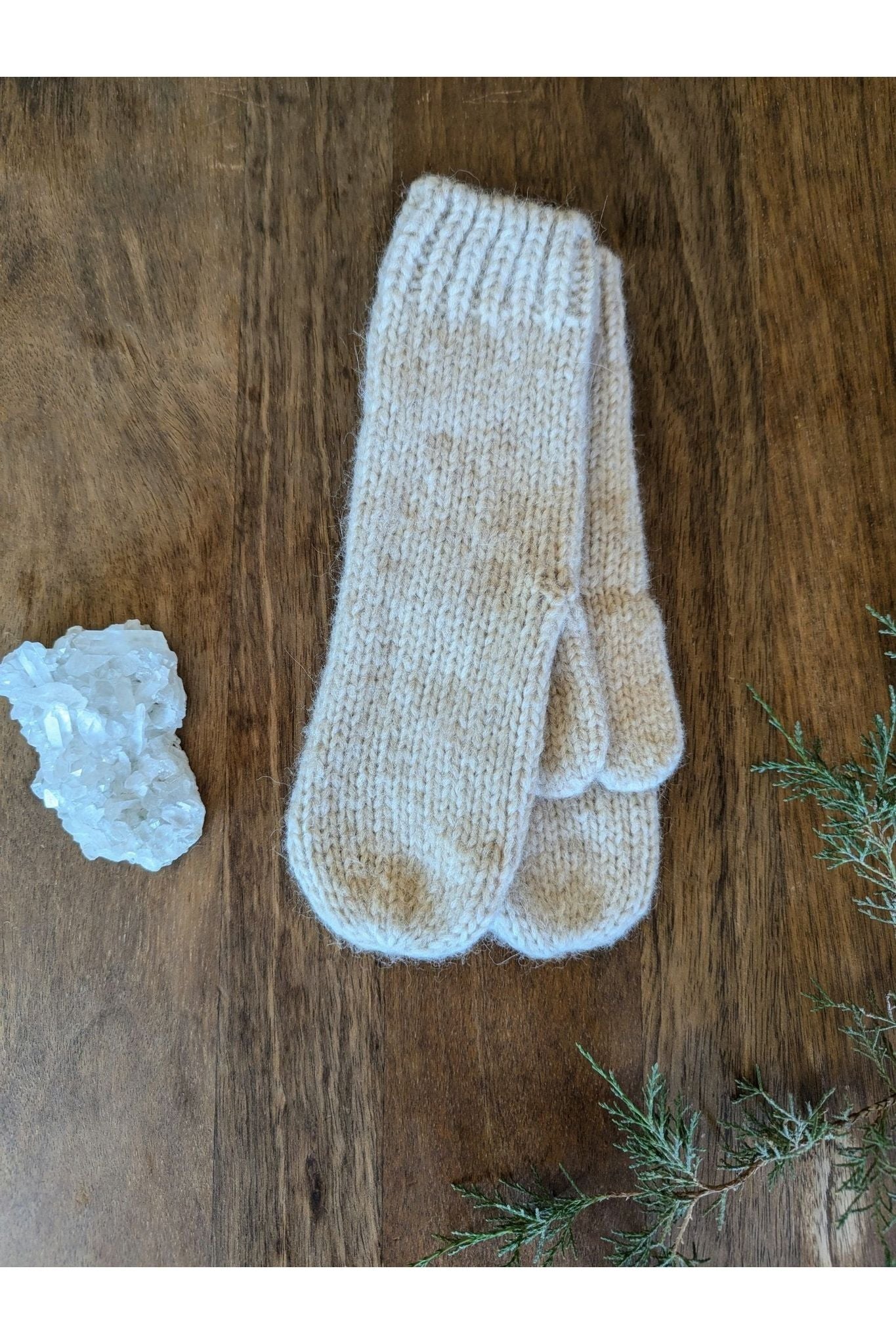 NEW! Pure Pure - Super Soft Alpaca Merino Organic Cotton Mittens - Adults - Nature's Wild Child