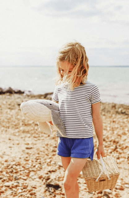 NEW! Senger - GOTS Organic Cotton Stuffed Animal - Large Whale - Nature's Wild Child