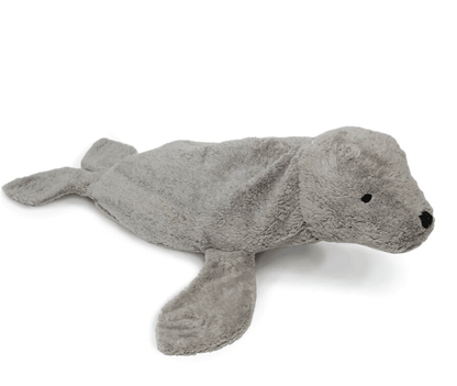 NEW! Senger - GOTS Organic Cotton & Wool Stuffed Animal - Large Grey Seal - Nature's Wild Child