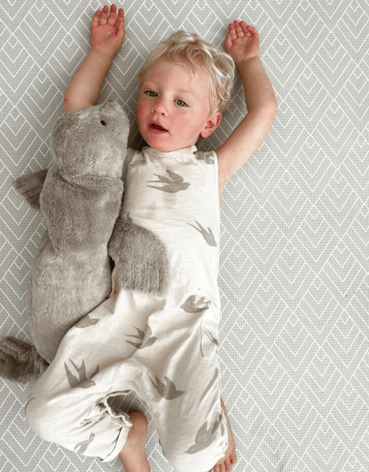 NEW! Senger - GOTS Organic Cotton & Wool Stuffed Animal - Large Grey Seal - Nature's Wild Child