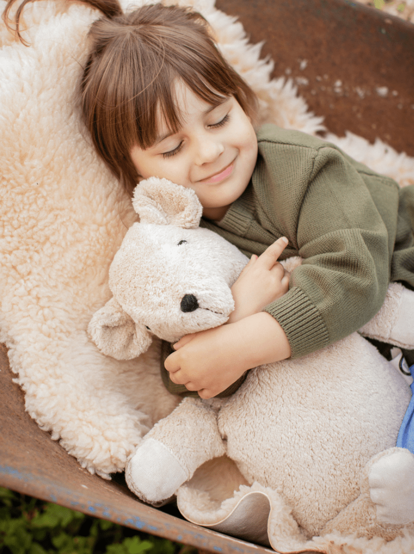 New! Senger - Organic Large Cuddly Teddy Bear - Nature's Wild Child