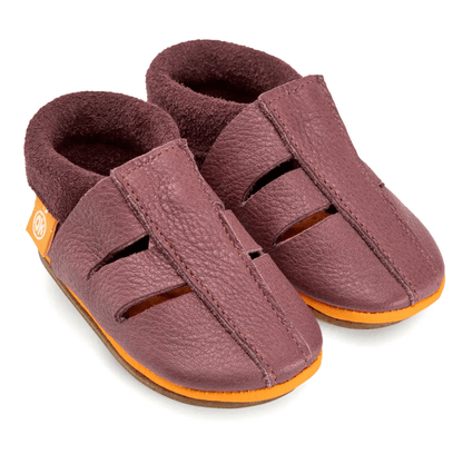 Orangenkinder - Vegetable Tanned - Baby & Kids Barefoot Sandals - Nature's Wild Child