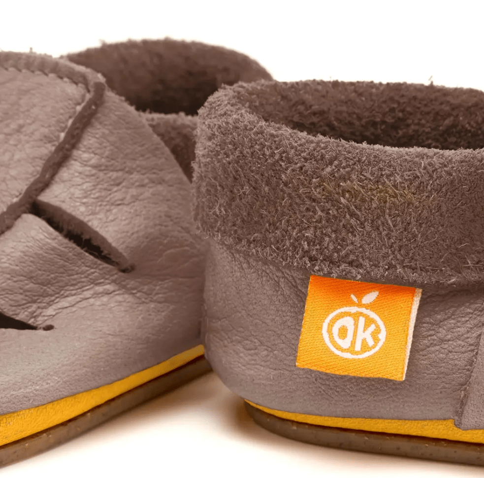 Orangenkinder - Vegetable Tanned - Baby & Kids Barefoot Sandals - Nature's Wild Child