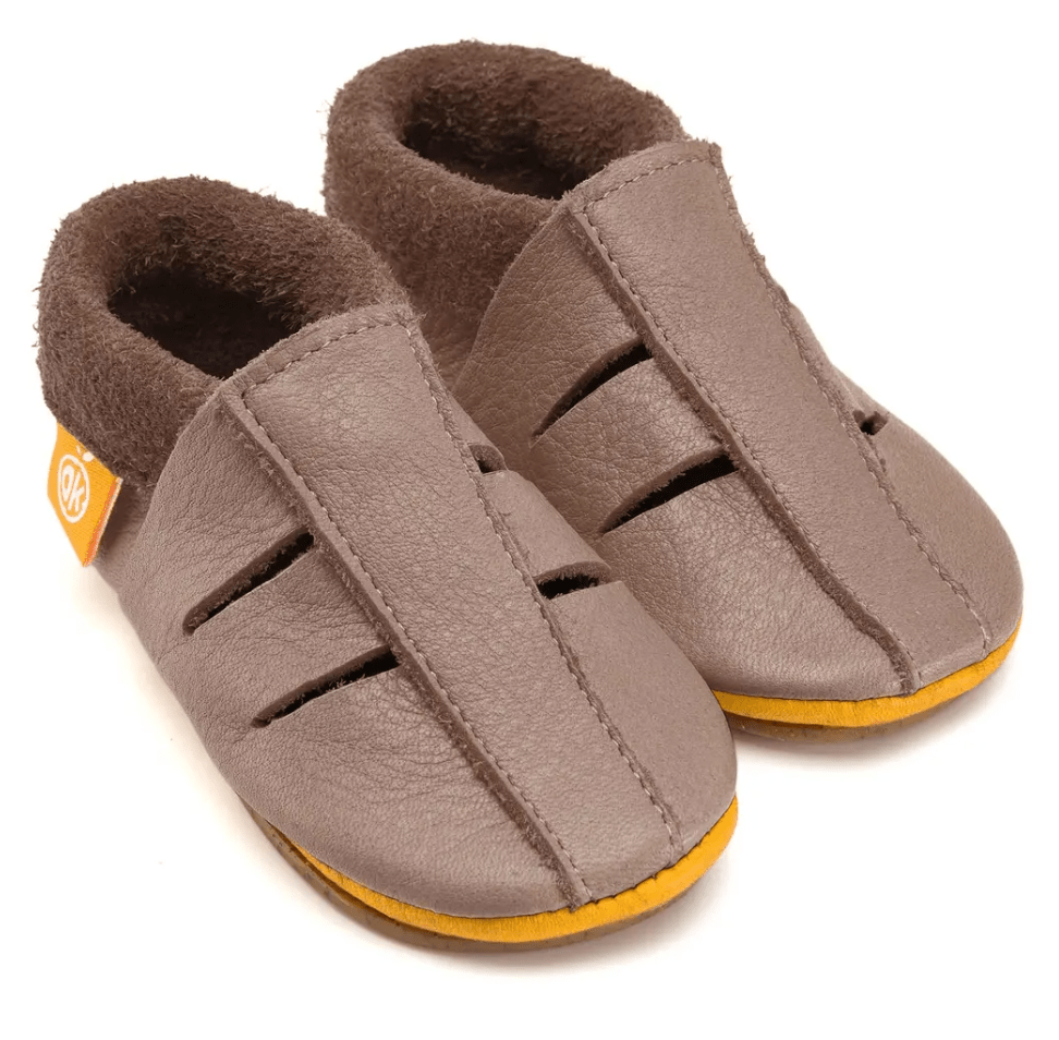 Orangenkinder - Vegetable Tanned - Baby & Kids Barefoot Sandals - Nature's Wild Child