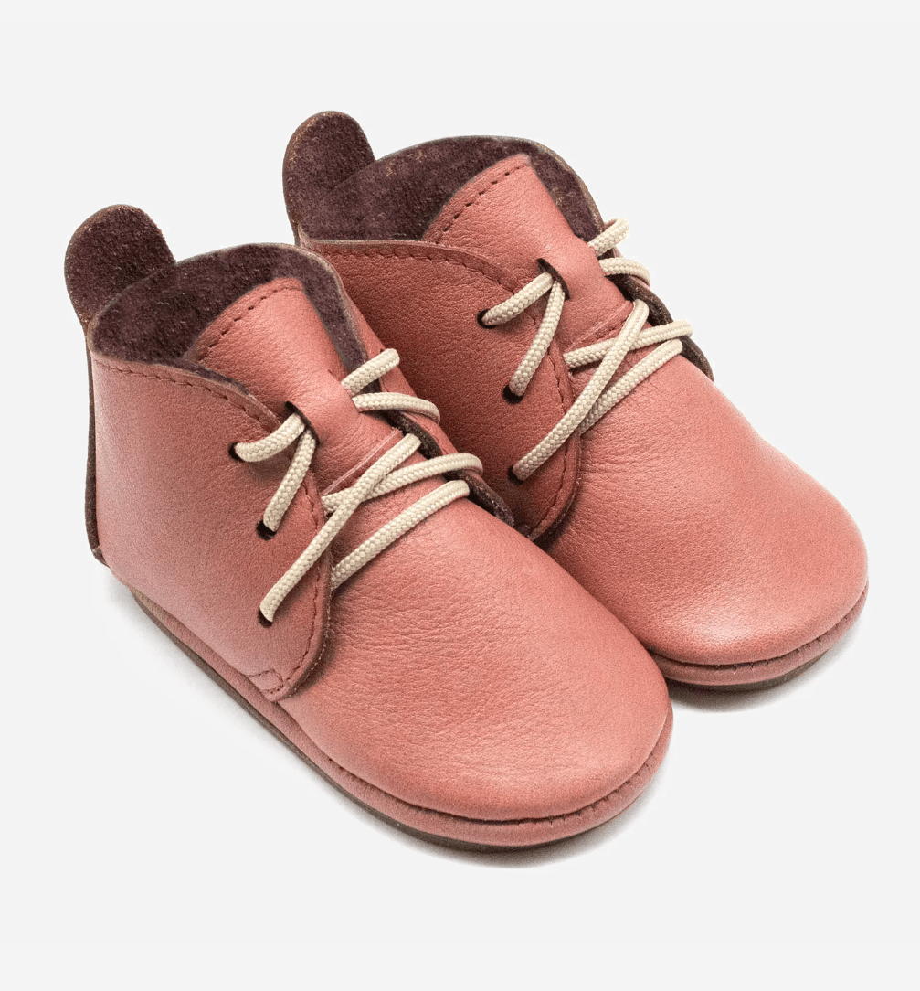 Orangenkinder - Vegetable Tanned - Leather Baby Barefoot Shoes (2 colors) - Nature's Wild Child