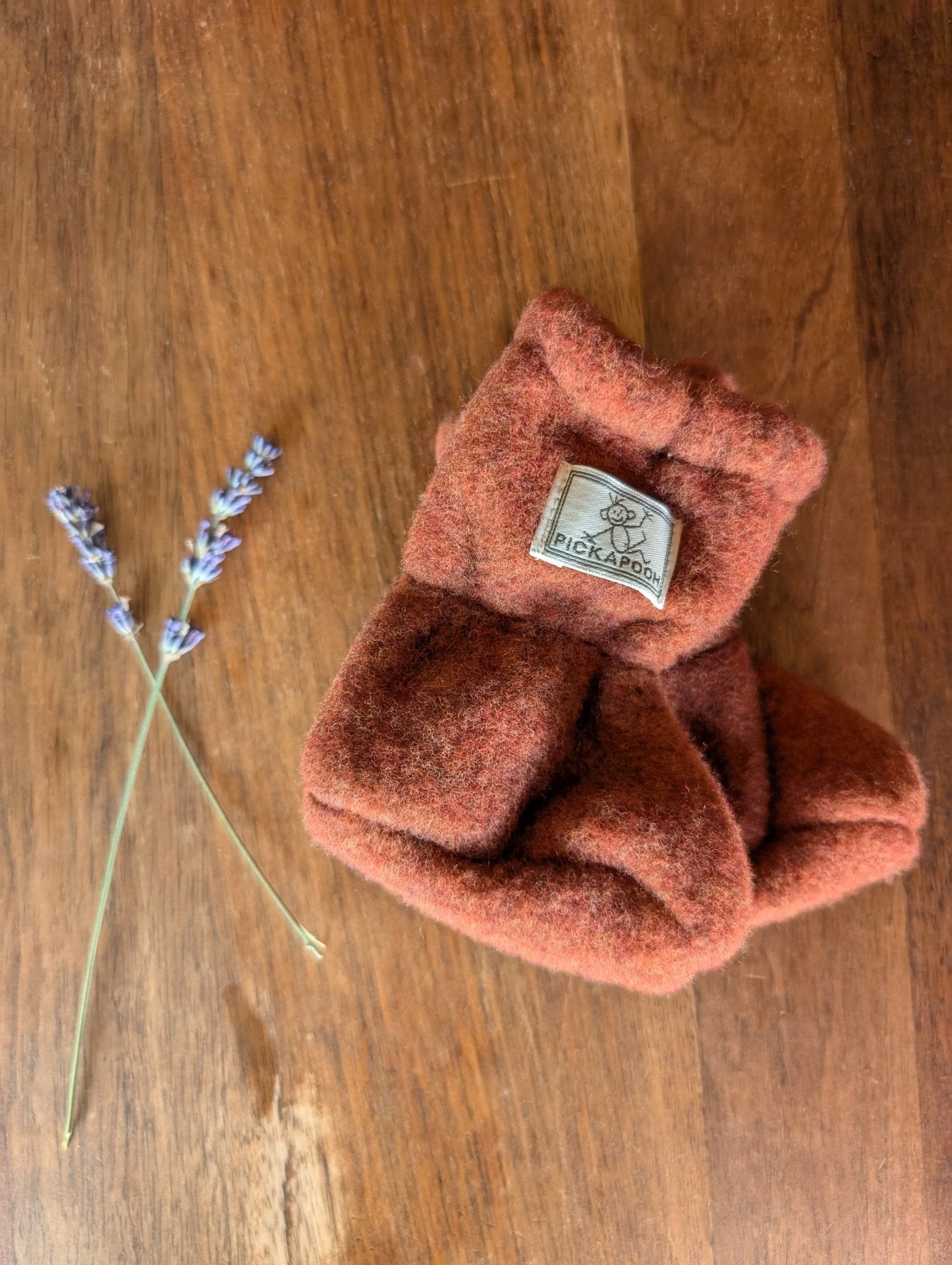 Pickapooh - Organic Wool Fleece - Baby Booties - Nature's Wild Child