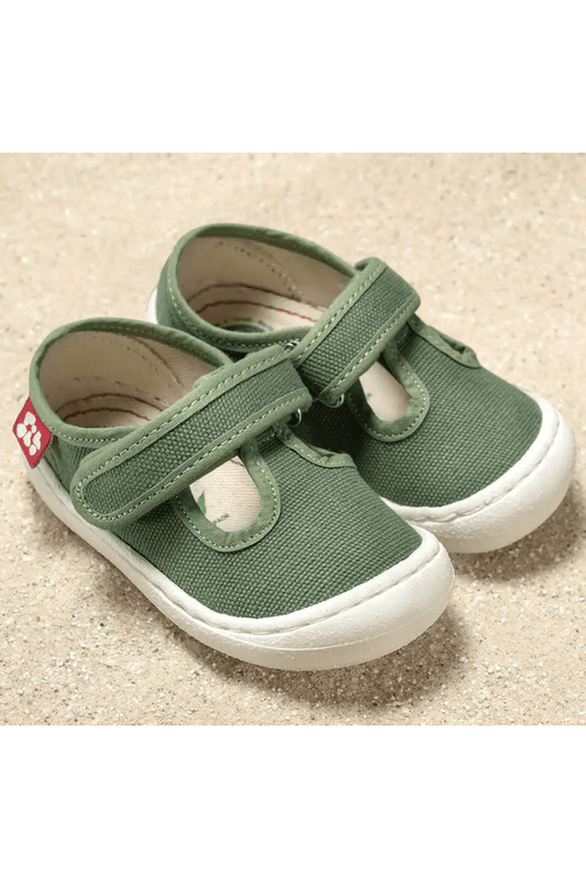 Pololo - Arena - Organic Cotton Baby and Toddler Shoes (2 Colors) - Nature's Wild Child