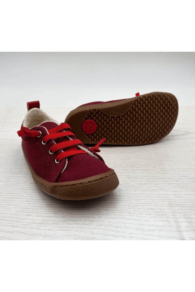 Pololo - Little & Big Kids Barefoot Sneaker - Organic Cotton (3 colors) - Nature's Wild Child