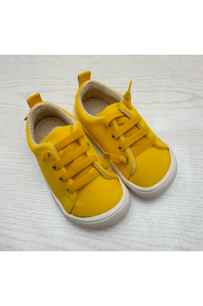 Pololo - Little & Big Kids Barefoot Sneaker - Organic Cotton (3 colors) - Nature's Wild Child