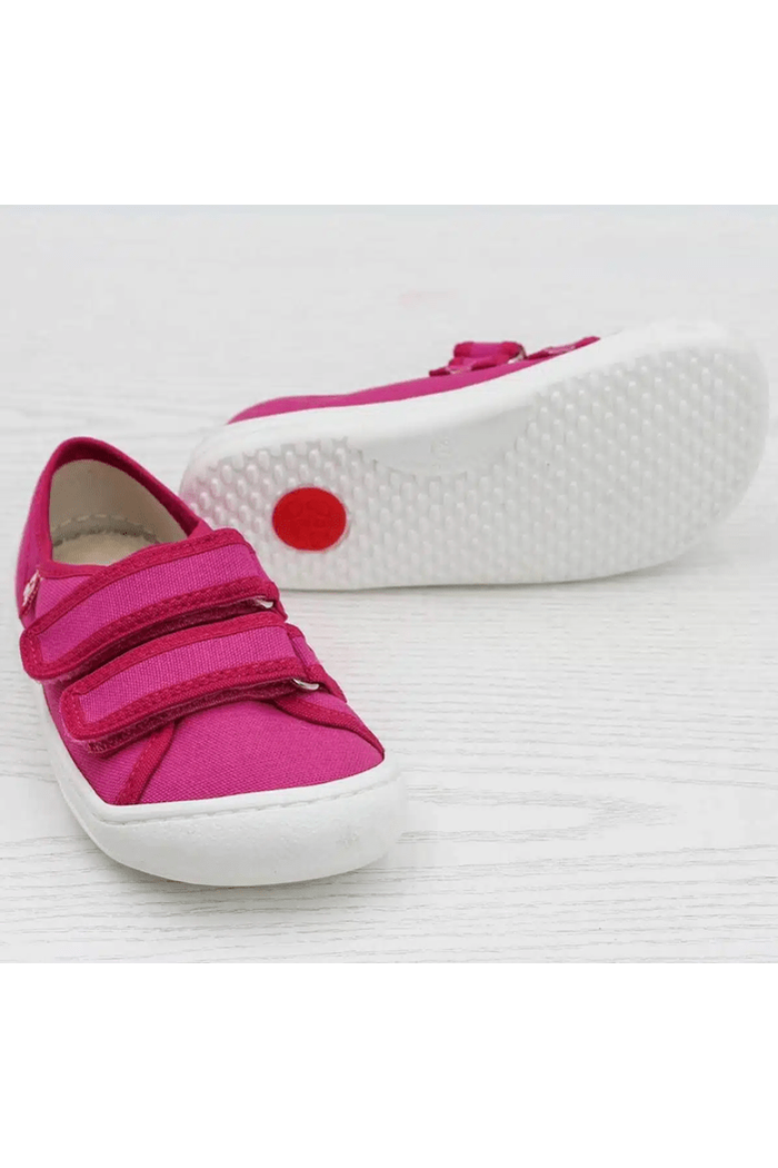 Pololo Kids Barefoot Shoes Organic Cotton Velcro Closure Nature s Wild Child