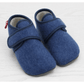 Pololo - Organic Wool (from Disana) Barefoot Slippers with Velcro - Babies & Toddlers - Nature's Wild Child