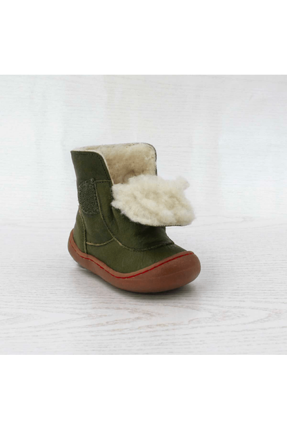 Pololo - Organic Wool Lined Leather - Baby & Toddler Winter Boot (2 colors) - Nature's Wild Child