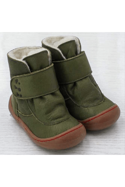 Pololo - Organic Wool Lined Leather - Baby & Toddler Winter Boot (2 colors) - Nature's Wild Child