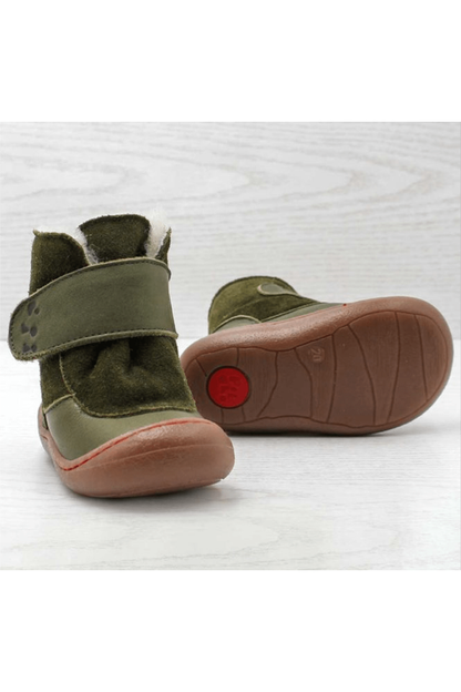 Pololo - Organic Wool Lined Leather - Baby & Toddler Winter Boot (2 colors) - Nature's Wild Child