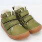 Pololo - Organic Wool Lined - Leather Barefoot High Top Shoe - Baby & Kids - Nature's Wild Child