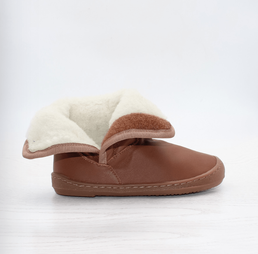 Pololo - Organic Wool Lined - Leather Barefoot Polar Boot - 3 Colors! - Nature's Wild Child