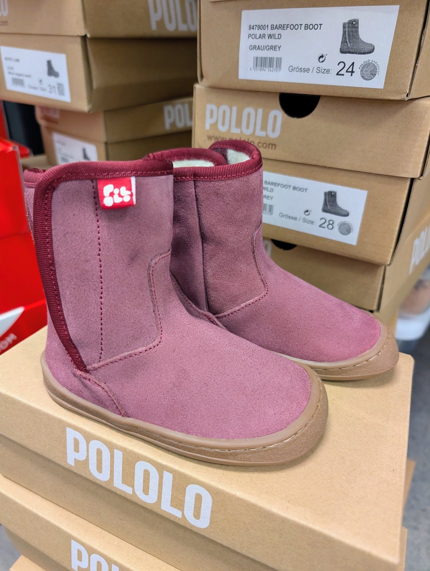 Pololo - Organic Wool Lined - Leather Barefoot Polar Boot - 3 Colors! - Nature's Wild Child