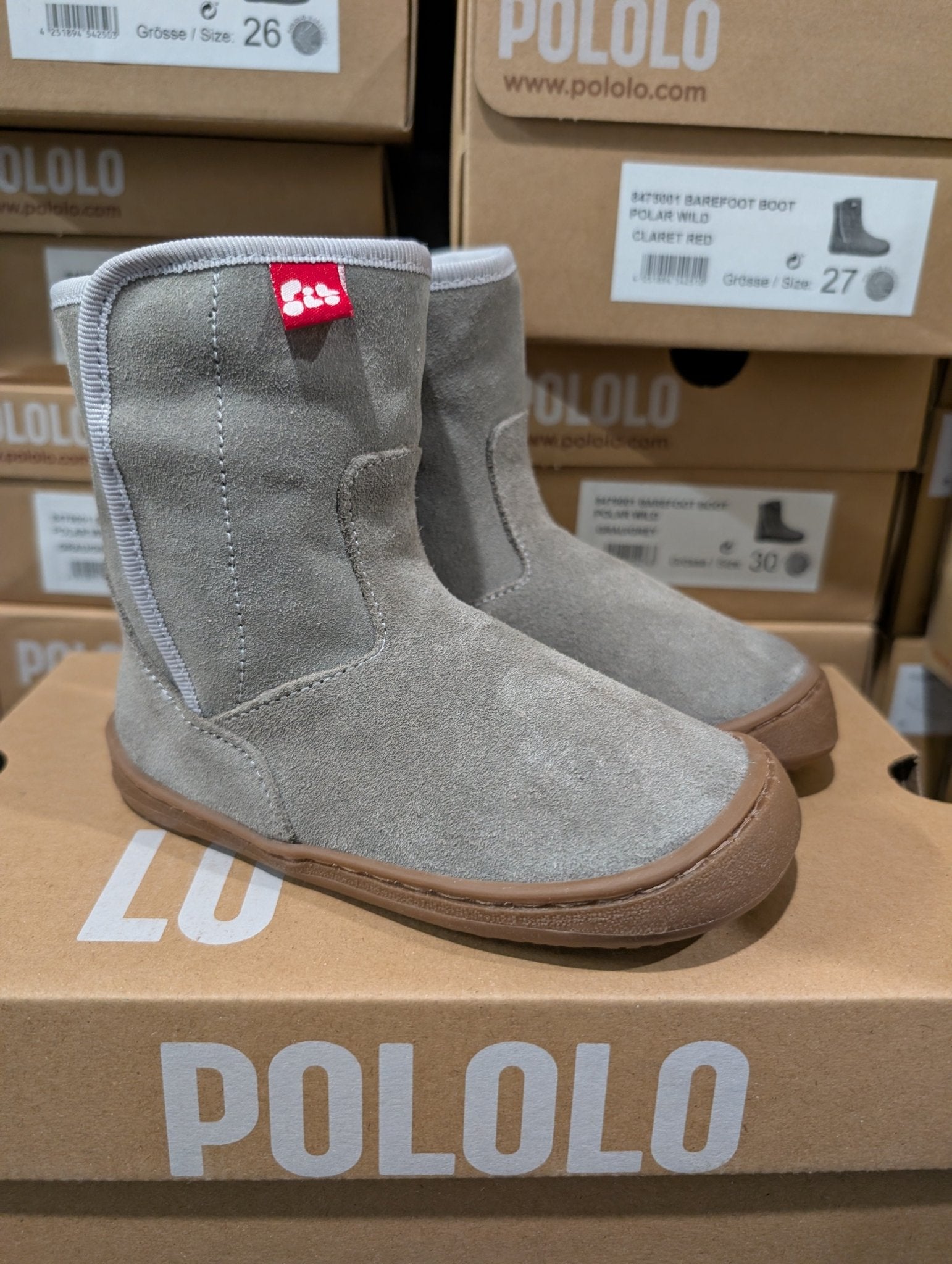 Pololo - Organic Wool Lined - Leather Barefoot Polar Boot - 3 Colors! - Nature's Wild Child