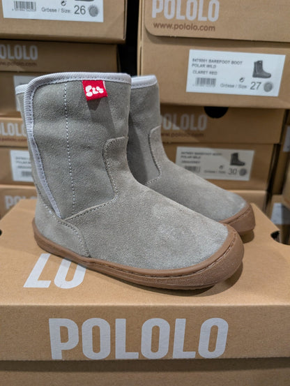 Pololo - Organic Wool Lined - Leather Barefoot Polar Boot - 3 Colors! - Nature's Wild Child