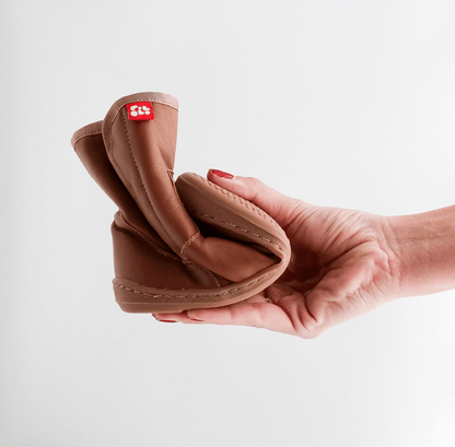 Pololo - Organic Wool Lined - Leather Barefoot Polar Boot - 3 Colors! - Nature's Wild Child