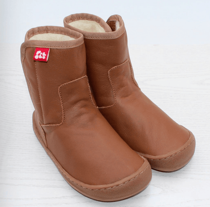 Pololo - Organic Wool Lined - Leather Barefoot Polar Boot - 3 Colors! - Nature's Wild Child