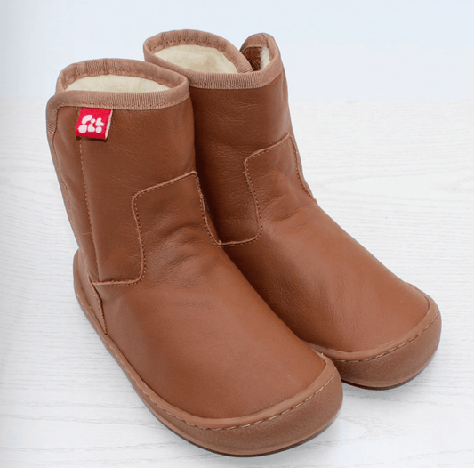 Pololo - Organic Wool Lined - Leather Barefoot Polar Boot - 3 Colors! - Nature's Wild Child