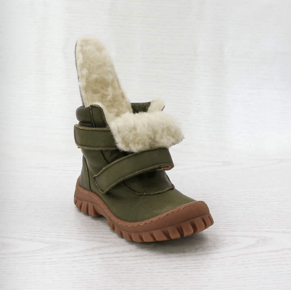 Pololo - Organic Wool Lined - Leather Winter Liam Boot - 3 Colors - Nature's Wild Child
