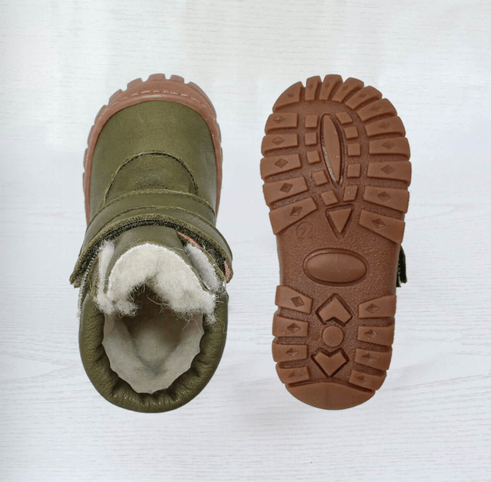 Pololo - Organic Wool Lined - Leather Winter Liam Boot - 3 Colors - Nature's Wild Child